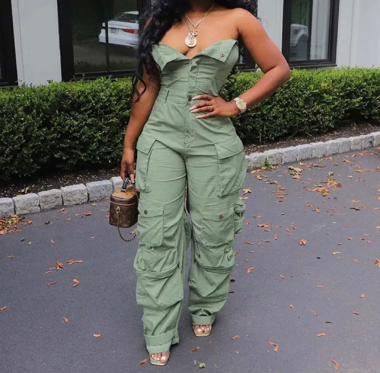 Cargo Pants One Piece