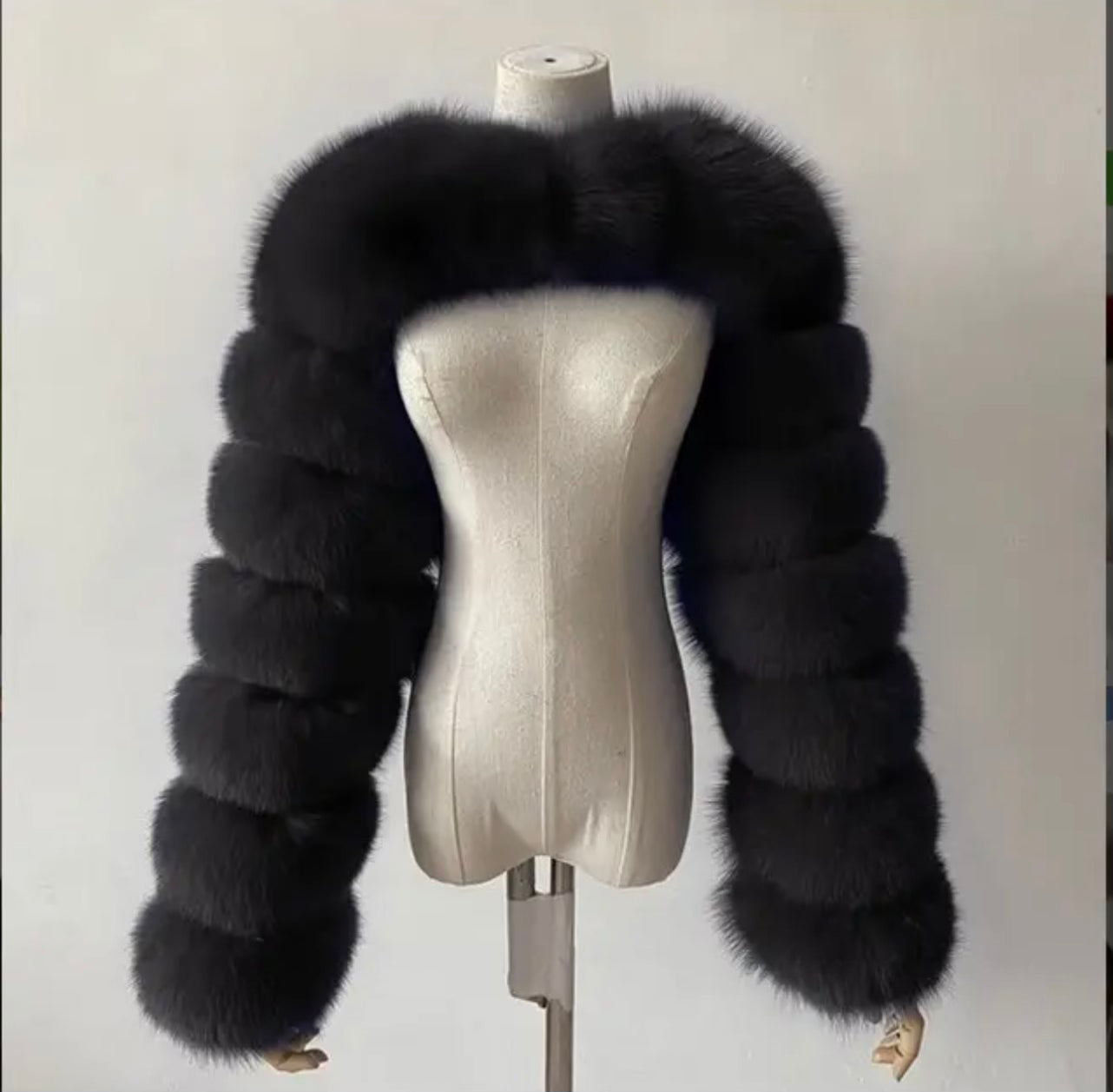 Double Sleeved Fox Fur