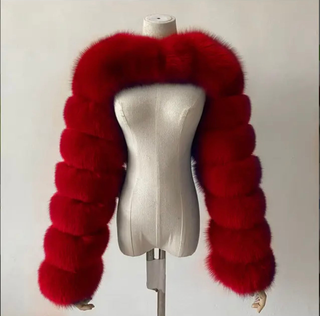 Double Sleeved Fox Fur