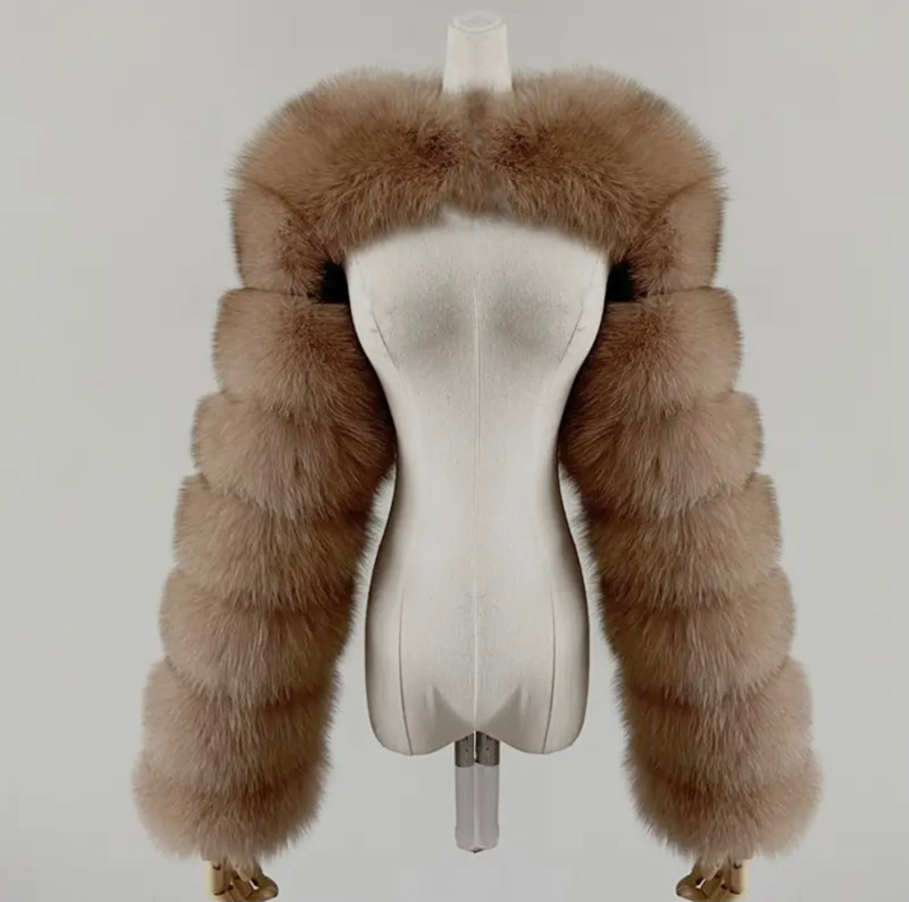 Double Sleeved Fox Fur