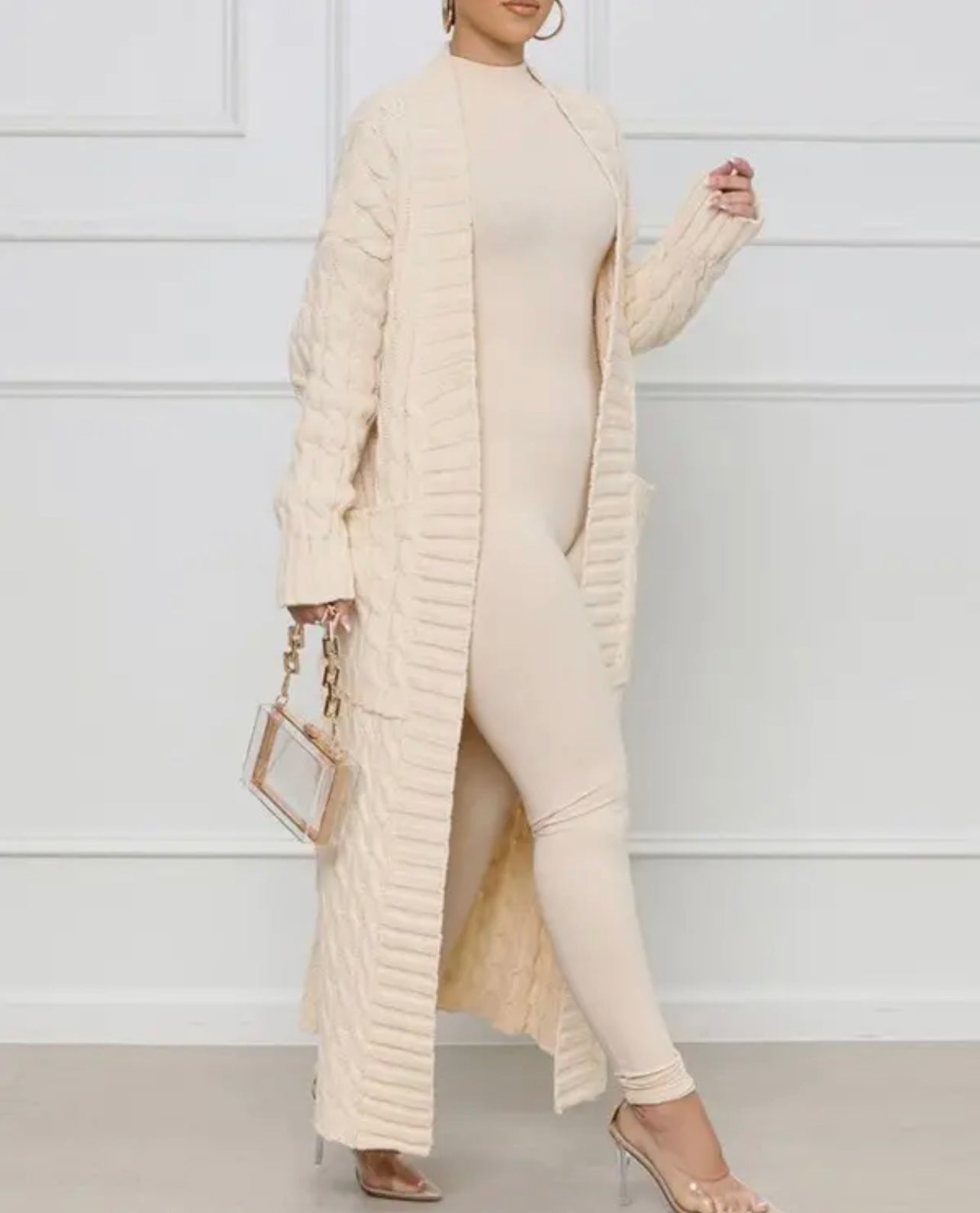 Long Knit Cardigan