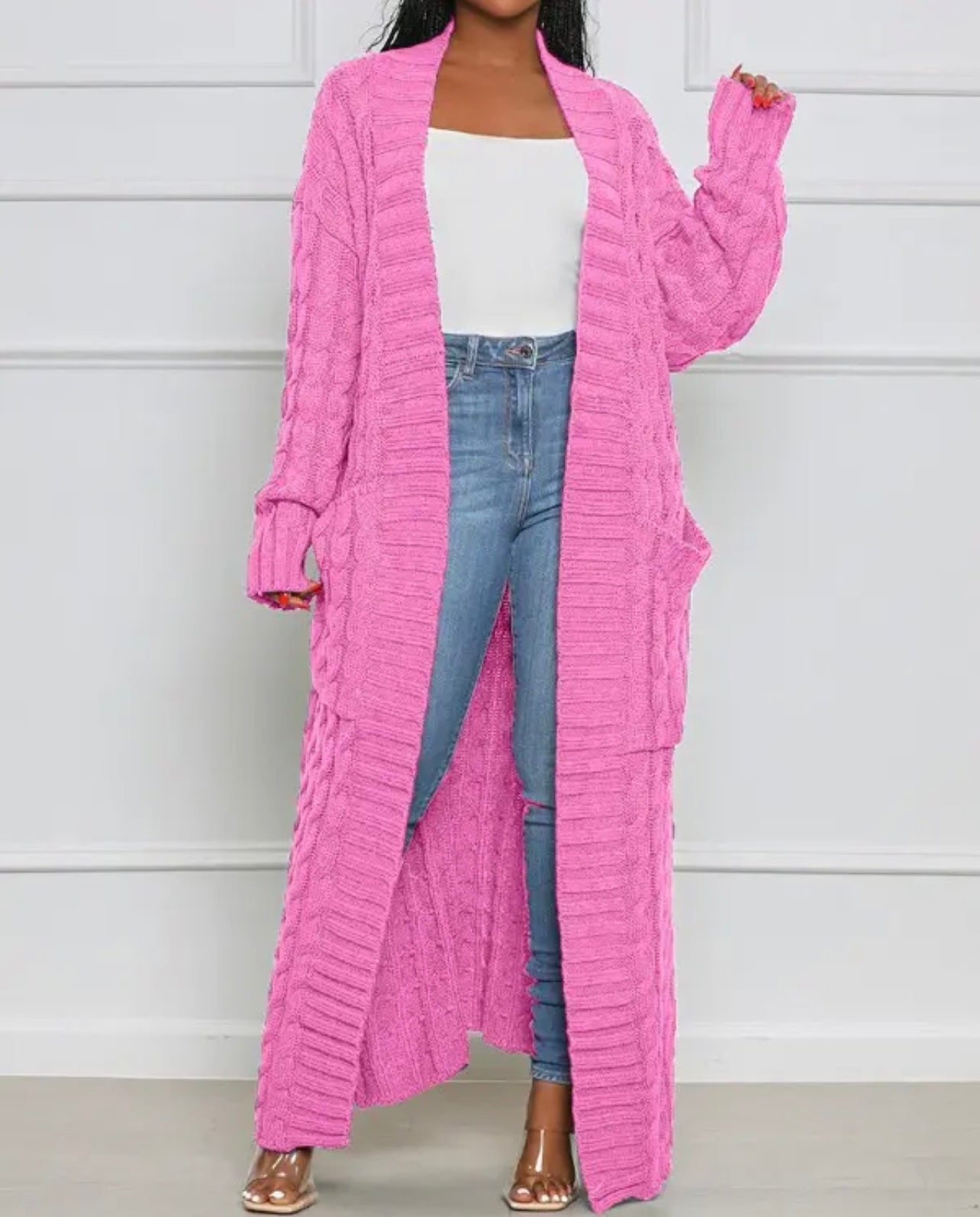 Long Knit Cardigan