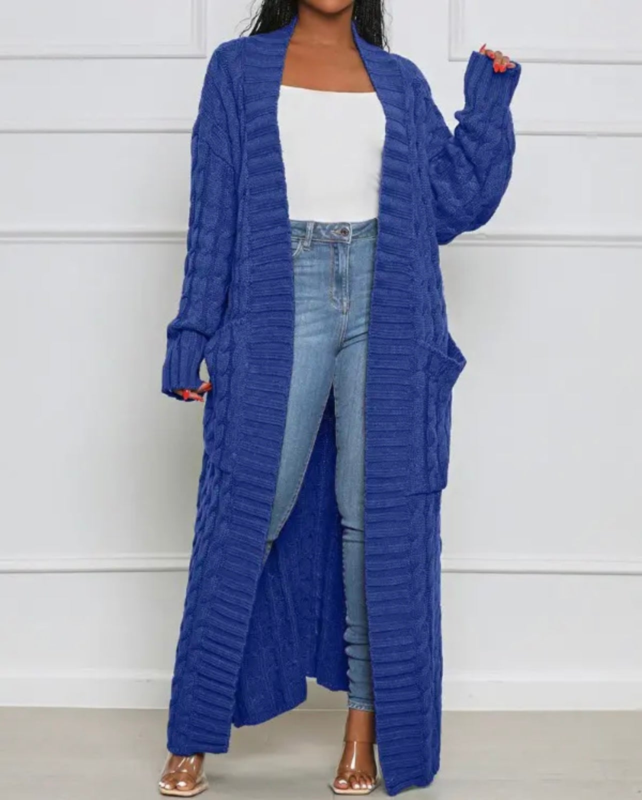 Long Knit Cardigan