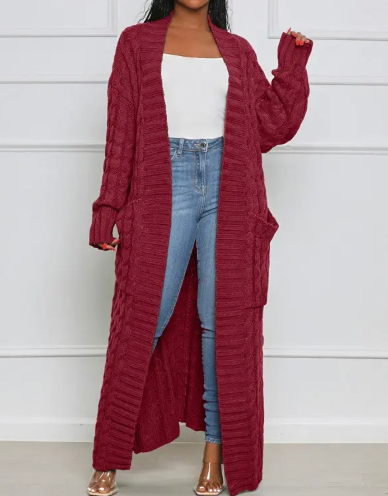Long Knit Cardigan