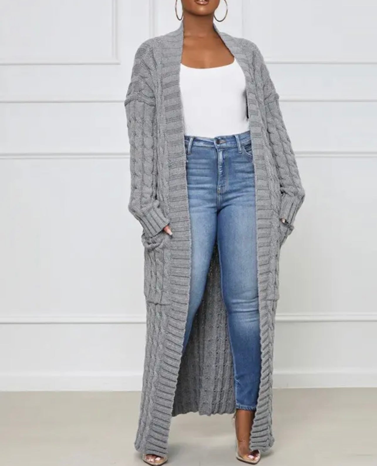 Long Knit Cardigan