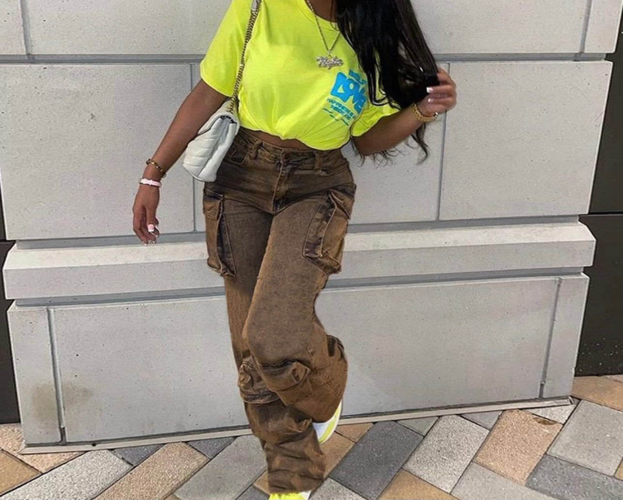 Jean Cargo Pants