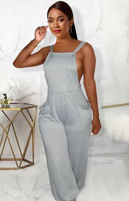 Backless Tie Jumpsuit